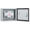 125 Amp 3P Dual Power Automatic Transfer Switch, 120/240V Generator Changeover Switch, with Metal Electrical Box for Outdoor and Indoor