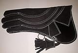 Non-Domestic Produit : Pas Altawash Fauconnerie & Taille S Aigle Gant 4 Couches Nubuck Cuir Noir 14 inches, PC #1701 - M