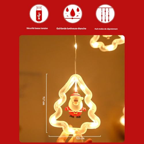 Éclairage dimmable étanche romantique guirlande chambre arbre - 5