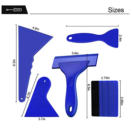 DKIIGAME 14 Pcs Car Vinyl Wrap Tool Kit,Automotive Sun Protection Window Tinting Kits for Vehicle Glass Protective Film Window Wrapping Tint Installing