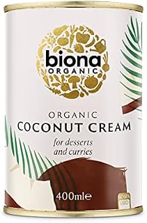 Biona Organic Coconut Cream, 400 ml (Pack of 6)