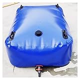 Emergency Water Tank Water Bag Large Capacity Water Storage Bladder, 1300/1000/800/500 Gallon Portable Emergency Water Storage Containers with Handles, For Gardening Car Washing Cattle Feeding Livesto