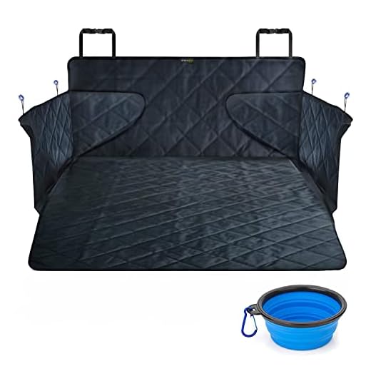 smartpeas Funda para Perros - Funda para Maletero de Coche Universal - protección Evita Humedad Suciedad pelos - Funda Resistente y Acolchada con Lateral 185x105x36 cm