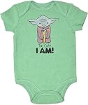 STAR WARS Chewbacca C-3PO R2-D2 Darth Vader Yoda 5 Pack Short Sleeve Bodysuits Newborn to Infant