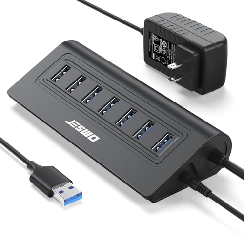 Amazon | USB ハブ JESWO USB3.0 Hub 7ポート増設，アルミニウム合金