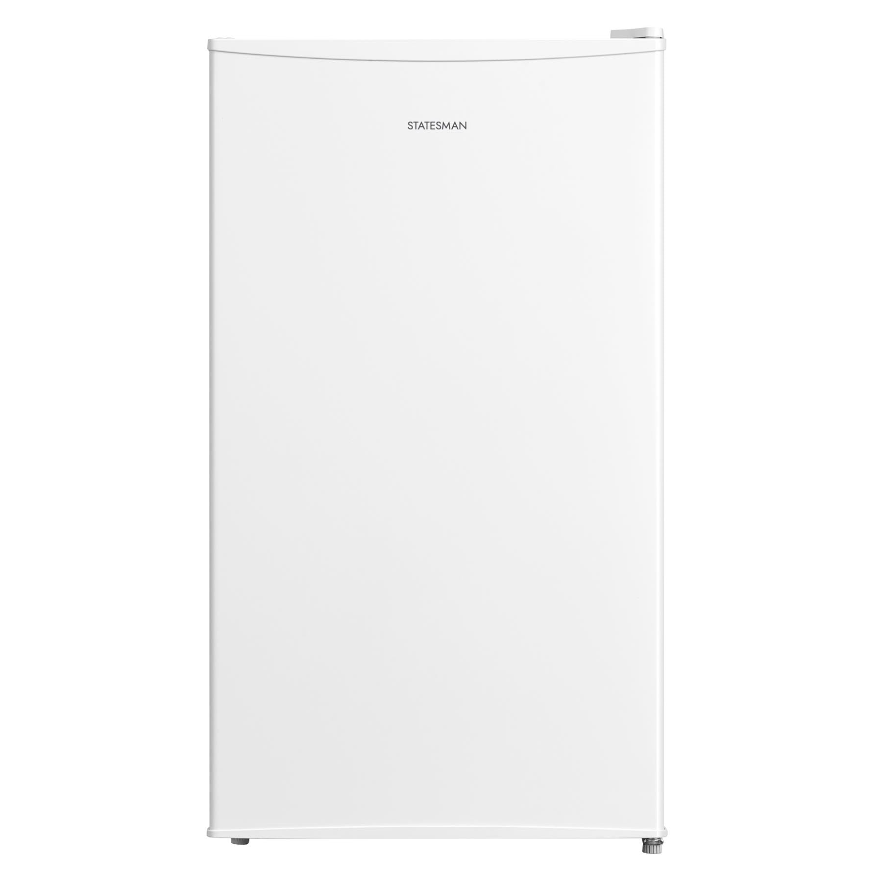 Statesman UC47FZW 60L Under Counter Freezer, 47CM Wide, Reversible Door, Energy Rating E, Manual Thermostat, 70W, Adjustable Feet, Full Metal Back, White