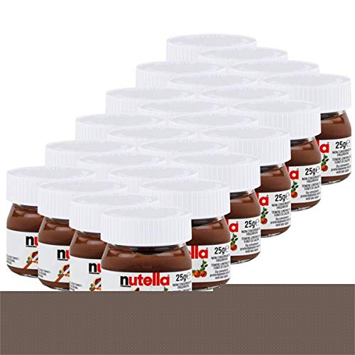 Nutella Minis - Juego de 24 tarros pequeños de 25 g para crear un calendario de adviento (600 g)