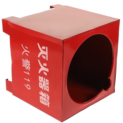 Soporte para extintor de hierro robusto YARNOW en color rojo para una sujeción firme