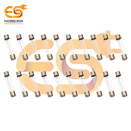 Image of Electronic Spices 3a 250v 6mm X 31mm Fast Acting Glass Tube Cartridge Fuse Pack of 100pcs