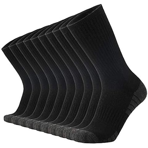 ONKE Cotton Cushion Crew Socks for Men Athletic All Season Heavy Duty Work Boot with Thick Moisture Control Sweat Wicking Cover