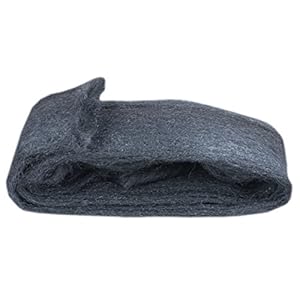 RAKSO Staalwol medium 2 | 200 g, 1 banderol, oude was-, polijstresten verwijderen, was aanbrengen, reinigt metalen gietvormen