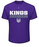 VF LSG NBA Sacramento Kings Men's Proven Pastime Short Sleeve Crew-Neck Tee, Medium, Regal Purple