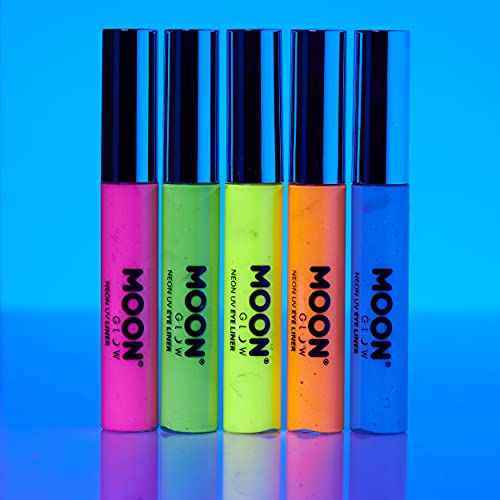 Moon Glow - Blacklight Neon Eye Liner 0.34ozSet of 5 colors– Glows brightly under Blacklights/UV Lighting!