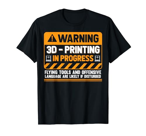 Impresión 3D - Impresión en curso - Nerdy 3D Printer Camiseta