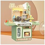 CIRCULATION DE L'EAU:L'évier D'eau De Cette Cuisine Pour Enfants Pour Les Tout-Petits Dispose D'un Système De Circulation D'eau Pour Conserver L'eau.Une Fois La Cuisson Terminée,Votre Petit Chef Peut Nettoyer La Vaisselle Dans Les Bacs De Rangement De L'évier.