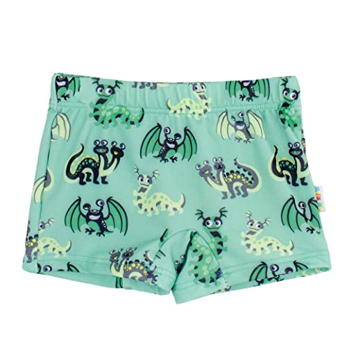 Babauba Badehose für Jungen in bunten Farben und Mustern I Schnelltrocknende Badehose für Kinder mit integrierter Kordel I Lustige Badehose für Jungen in den Größen 86/92 bis 134/148 Cover