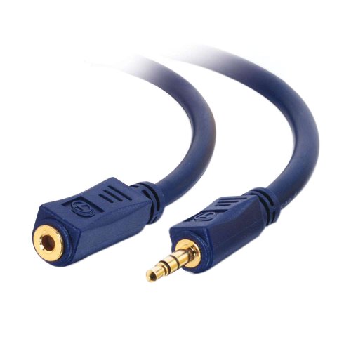 Cable de extensión audio estéreo 3.5 mm macho a hembra C2G miniatura 1