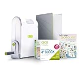 AccuQuilt Ready. Set. GO!® Ultimate Beginner Fabric Cutting System with Fabric Cutter, Mix and Match Die Block, and Cutting Mats for Quilting Projects