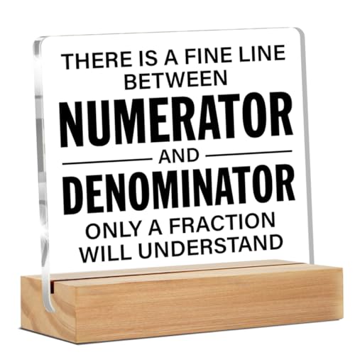 Funny Math Teacher Gift for Women Men, Math Teacher Gifts...