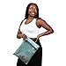 Motif Medical Baby Wet Dry Bag - Double-Compartment Bag for Wet Clothes & Dry Items - Travel Laundry Bags for Moms On-the-Go - Diaper Wet Bag for Pump Parts, Dirty Baby Clothes, Swimsuits (Aqua)