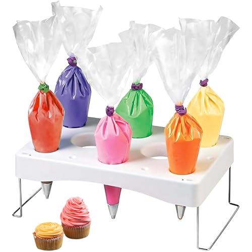 Porta del Sacchetto per tubazioni 12 Porta del Sacchetto di glassa della cavità per tubazioni Staccabili per Alimenti per Il Cibo Resistente alla Torta di Torta per la Decorazione per la Pasticceria