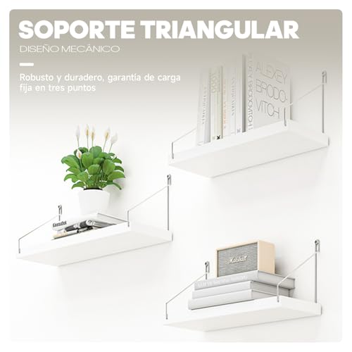 El mejor review de Repisas blancas flotantes los 7 más buscados. 6 Imagen adicional
