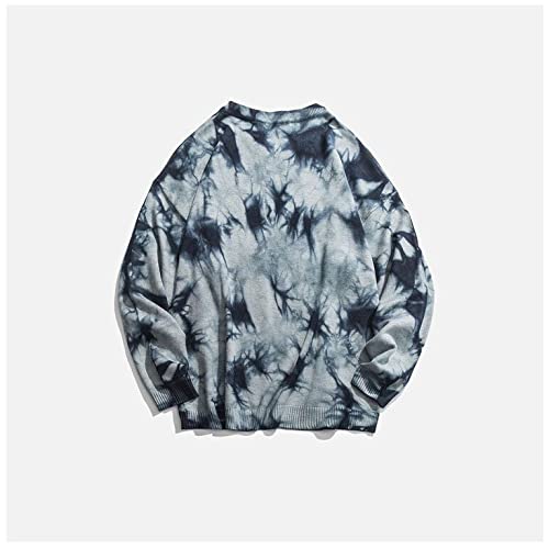 (Wool) Sweater Men Tie Dye Streetwear Sweaters Mens Vintage Winter Knitted Pullovers Sweater3