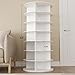 MAGIC UNION Rotating Shoe Rack Tower - 7-Tier Spinning Handbag Shoe Display Lazy Susan Organizer, 360° Revolving Shoe Rack Storage Round Carousel Cabinet, for Entryway, Living Room, Bedroom