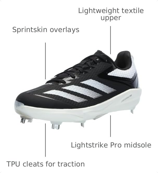 Image of Adidas Mens Adizero Electric.1 American Football