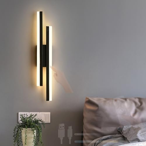 Aplique de pared magnético regulable para evitar obras en el dormitorio
