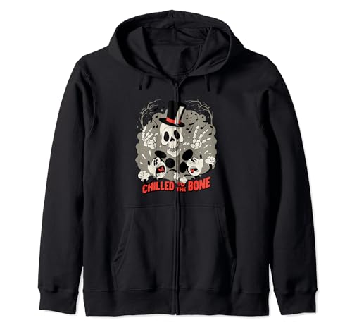 Mickey et Minnie Chilled To The Bones Zip Hoodie en molleton premium doux