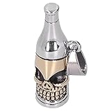 ☀ PRODUKTGRÖSSE: Ungefähr 55 cm Kettenlänge und 5 x 1,2 cm Anhängergröße, speziell für Männer entwickelt.