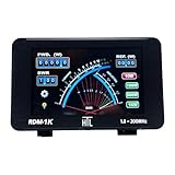 HTL RDM-1K Digital Cross Needle SWR Power Meter, 1.8–200 MHz, 1 kW Continuous Power, Full-Color Touchscreen, Made in Taiwan