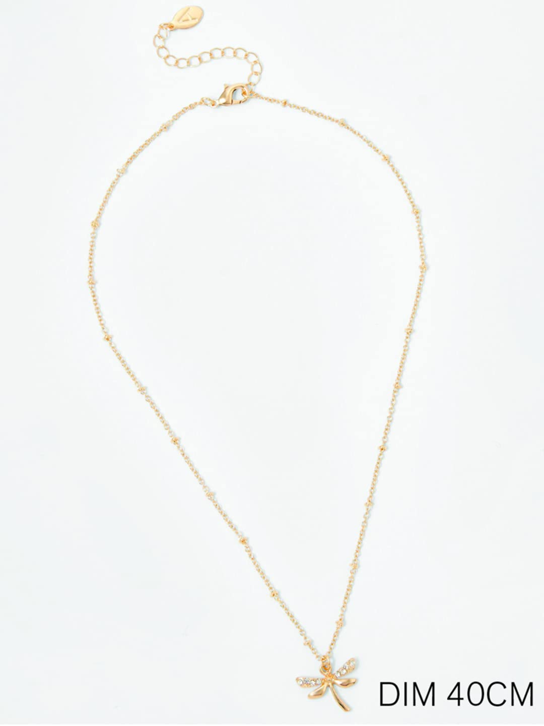 London Sparkle Dragonfly Pendant Necklace
