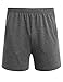 Deyeek Tear Away Shorts for Women Side Snap On Shorts Mens Cotton Shorts with Pockets Post Hip Knee Surgery Shorts Dark Grey