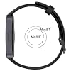 Replacement Silicone SmartBand Compatible with Huawei Band 9/9 NFC/ 8/NFC Wrist Strap Bracelet Bands, Soft And Durable(Black/Metal Head)