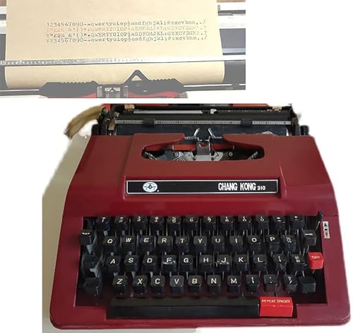 IMOSEI Retro Machine Typewriter for A Nostalgic Flow, Manual Typewriter Traditional Retro Style, Fashioned Portable Manual Typewriter, Literary Retro Collection Gift, for Writers Envelopes Novels