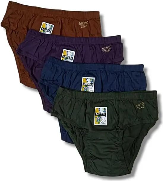louis craft Men's Cotton Briefs Underwear, Pack of 4, Multicolor-picture-49
