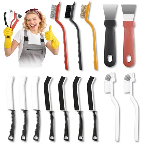 Navatiee 14PCS Crevice Brush Set