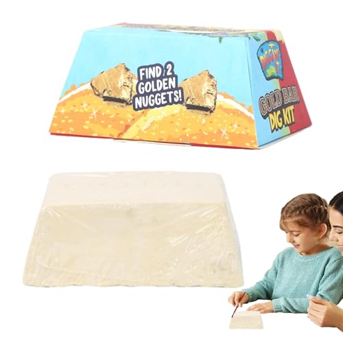 Kit de excavación de piedras preciosas, minería de rocas y gemas, kit de excavación de fósiles, divertido y seguro de usar, se puede utilizar durante mucho tiempo de 8 cm para niños