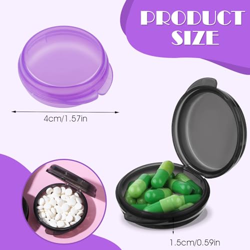 Distributeur de médicaments portable, lot de 35 mini boîtes étanches pour sac - 2