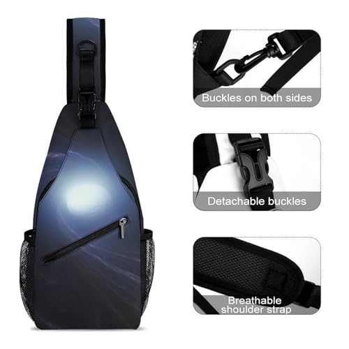 SpaceVortex bolso bandolera deportivo para senderismo y uso casual miniatura 3