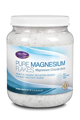 Life-Flo Pure Magnesium Flakes | Magnesium Chloride Brine from Zechstein Seabed | For