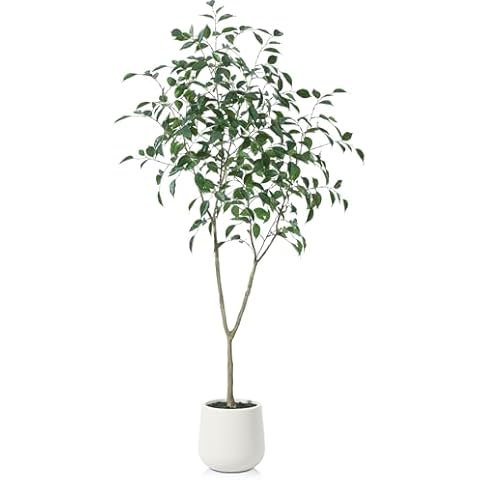 Fopamtri 150cm Artificial Ficus Tree with Planter Cover
