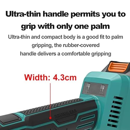 Image of Sulfar Power Action BAG20A 20V Heavy Duty Cordless Angle Grinder (Solo Tool), Brushless Motor, 100 /125 mm, M14, 8400 RPM (BAG20A)