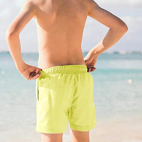 Honorall Mudança de cor engraçada Sunga Swimwear Verão Sensível à Temperatura Praia Shorts de Nataçã