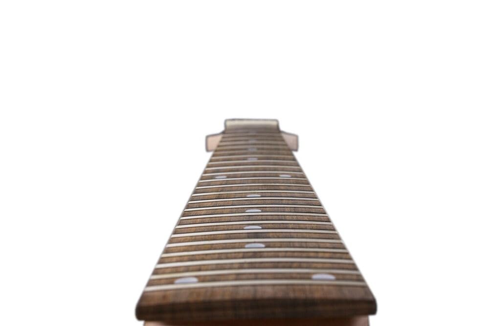 Manico for chitarra largo 24 tasti, testa a paletta da,75 pollici, acero, palissandro, manico a 12 corde D2