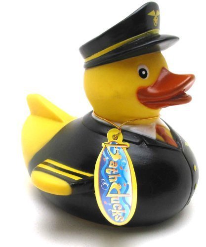 Yarto Canard en caoutchouc pour le bain Pilote