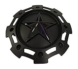 KMC XD Series Rockstar 2 SC-205 S1403-09 Black on Black 5 and 6 Lug Center Cap