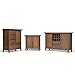 SIMPLIHOME Redmond SOLID WOOD 32 inch Wide Transitional Low Storage Cabinet in Rustic Natural Aged Brown for the Living Room, Entryway and Family Room